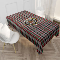 Borthwick Ancient Tartan Crest Tablecloth