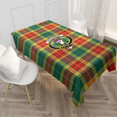 Buchanan Old Sett Tartan Crest Tablecloth