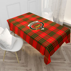 Cameron Modern Tartan Crest Tablecloth