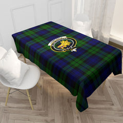 Campbell Modern Tartan Crest Tablecloth
