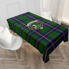 Carmichael Modern Tartan Crest Tablecloth