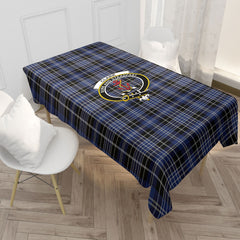 Clark Modern Tartan Crest Tablecloth