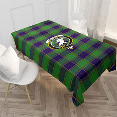 Colville Tartan Crest Tablecloth