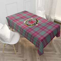 Crawford Ancient Tartan Crest Tablecloth