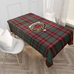 Crawford Modern Tartan Crest Tablecloth