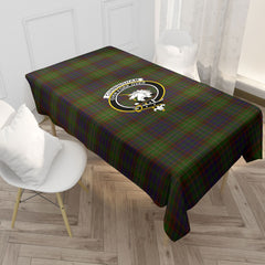 Cunningham Hunting Modern Tartan Crest Tablecloth