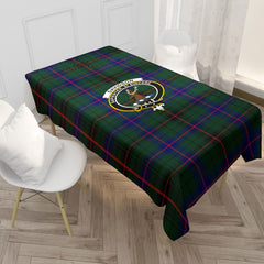 Davidson Modern Tartan Crest Tablecloth