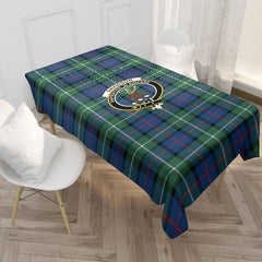Davidson of Tulloch Tartan Crest Tablecloth