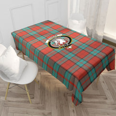 Dunbar Ancient Tartan Crest Tablecloth