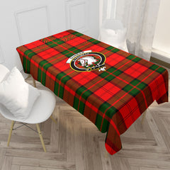 Dunbar Modern Tartan Crest Tablecloth