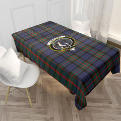 Fletcher of Dunans Tartan Crest Tablecloth