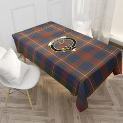 Fraser (of Lovat) Hunting Modern Tartan Crest Tablecloth