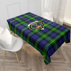 Gordon Modern Tartan Crest Tablecloth