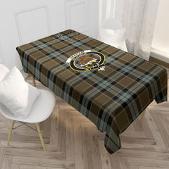 Graham of Menteith Weathered Tartan Crest Tablecloth