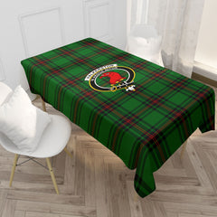 Halkerston Tartan Crest Tablecloth