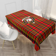 Hepburn Tartan Crest Tablecloth