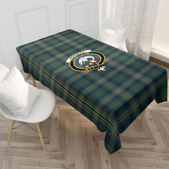 Kennedy Modern Tartan Crest Tablecloth