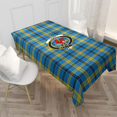 Laing Tartan Crest Tablecloth