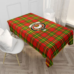 Leask Tartan Crest Tablecloth