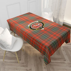 MacDougall Ancient Tartan Crest Tablecloth