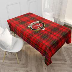 MacDougall Modern Tartan Crest Tablecloth