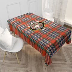 MacFarlane Ancient Tartan Crest Tablecloth