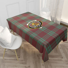 MacGregor Hunting Ancient Tartan Crest Tablecloth