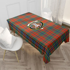 MacLean of Duart Ancient Tartan Crest Tablecloth