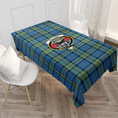 MacLeod of Harris Ancient Tartan Crest Tablecloth