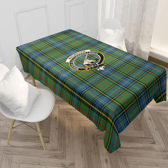 MacMillan Hunting Ancient Tartan Crest Tablecloth