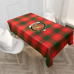MacPhee Modern Tartan Crest Tablecloth