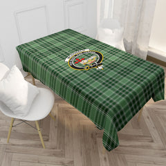 McDonald Lord of the Isles Hunting Tartan Crest Tablecloth