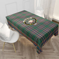 McFarlane Hunting Ancient Tartan Crest Tablecloth