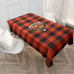 McGregor Rob Roy Ancient Tartan Crest Tablecloth