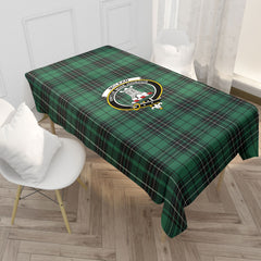 McLean Hunting Ancient Tartan Crest Tablecloth