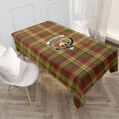 McMillan Old Weathered Tartan Crest Tablecloth