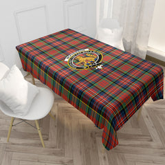 McPherson Ancient Tartan Crest Tablecloth