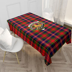 McPherson Modern Tartan Crest Tablecloth