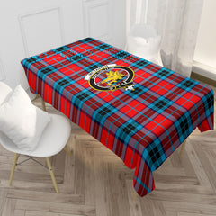 McTavish Modern Tartan Crest Tablecloth