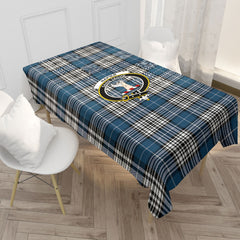 Napier Modern Tartan Crest Tablecloth