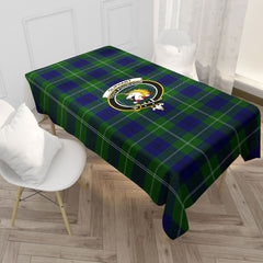 Oliphant Modern Tartan Crest Tablecloth
