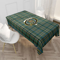 Scott Green Ancient Tartan Crest Tablecloth