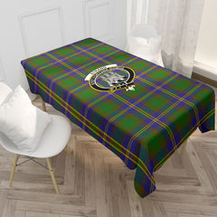 Strang (or Strange) Tartan Crest Tablecloth