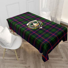 Urquhart Modern Tartan Crest Tablecloth