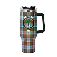 Anderson Ancient Tartan Crest 40 oz Insulated Tumbler with Handle