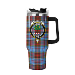 Anderson Modern Tartan Crest 40 oz Insulated Tumbler with Handle