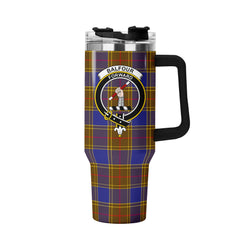 Balfour Modern Tartan Crest 40 oz Insulated Tumbler with Handle