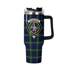 Bannerman Tartan Crest 40 oz Insulated Tumbler with Handle