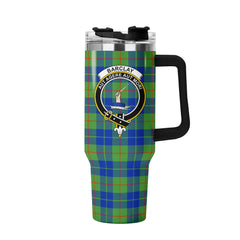 Barclay Hunting Ancient Tartan Crest 40 oz Insulated Tumbler with Handle