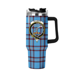 Elliott Ancient Tartan Crest 40 oz Insulated Tumbler with Handle